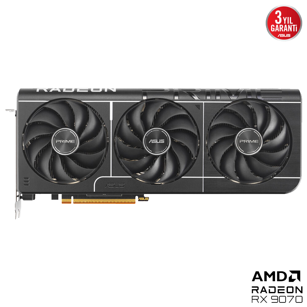 ASUS Prime Radeon RX 9070 OC Edition 16GB GDDR6 256 Bit Ekran Kartı