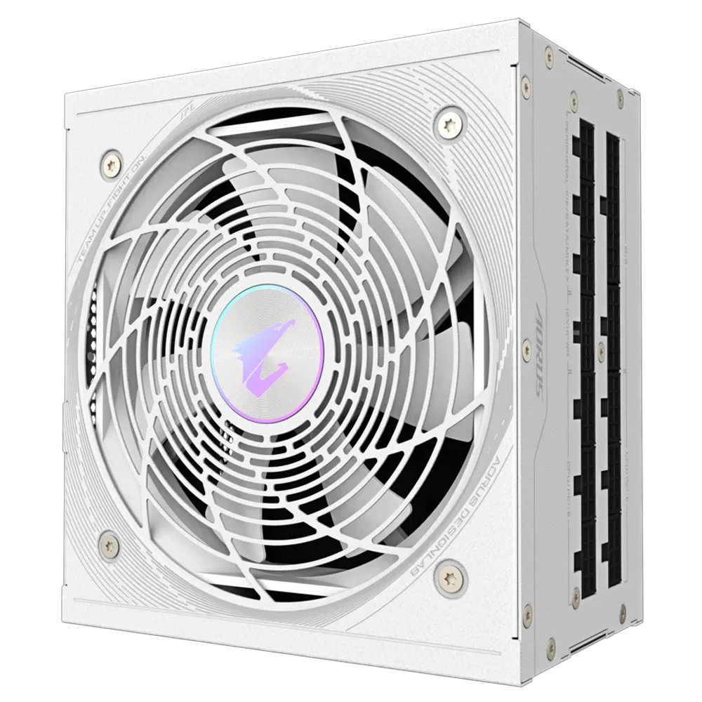 GIGABYTE AORUS ELITE 1000W 80+ Platinum Gen 5.0 ATX 3.1 Full Modüler 120mm Fanlı Beyaz PSU