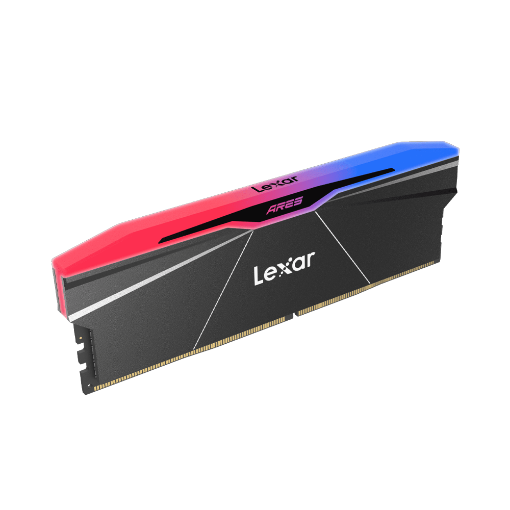 Lexar 32GB (2x16GB) ARES 2nd Gen RGB 8000MHz CL38 INTEL XMP/ AMD EXPO DDR5 Siyah Dual Kit Ram