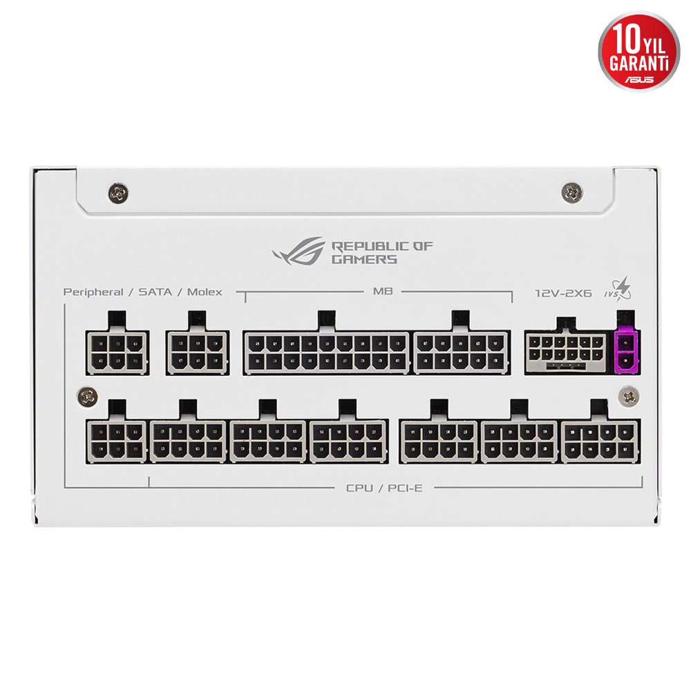 ASUS ROG STRIX 1000W 80+ Platinum ATX 3.1 Gen 5.1 Full Modüler Beyaz  PSU