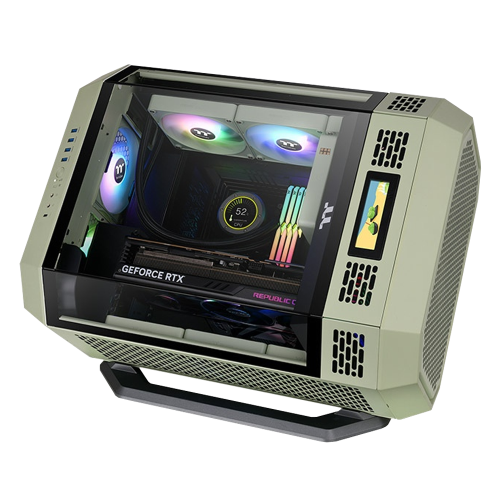 Thermaltake Tower 600 Serisi Matcha Green Kasa Standı