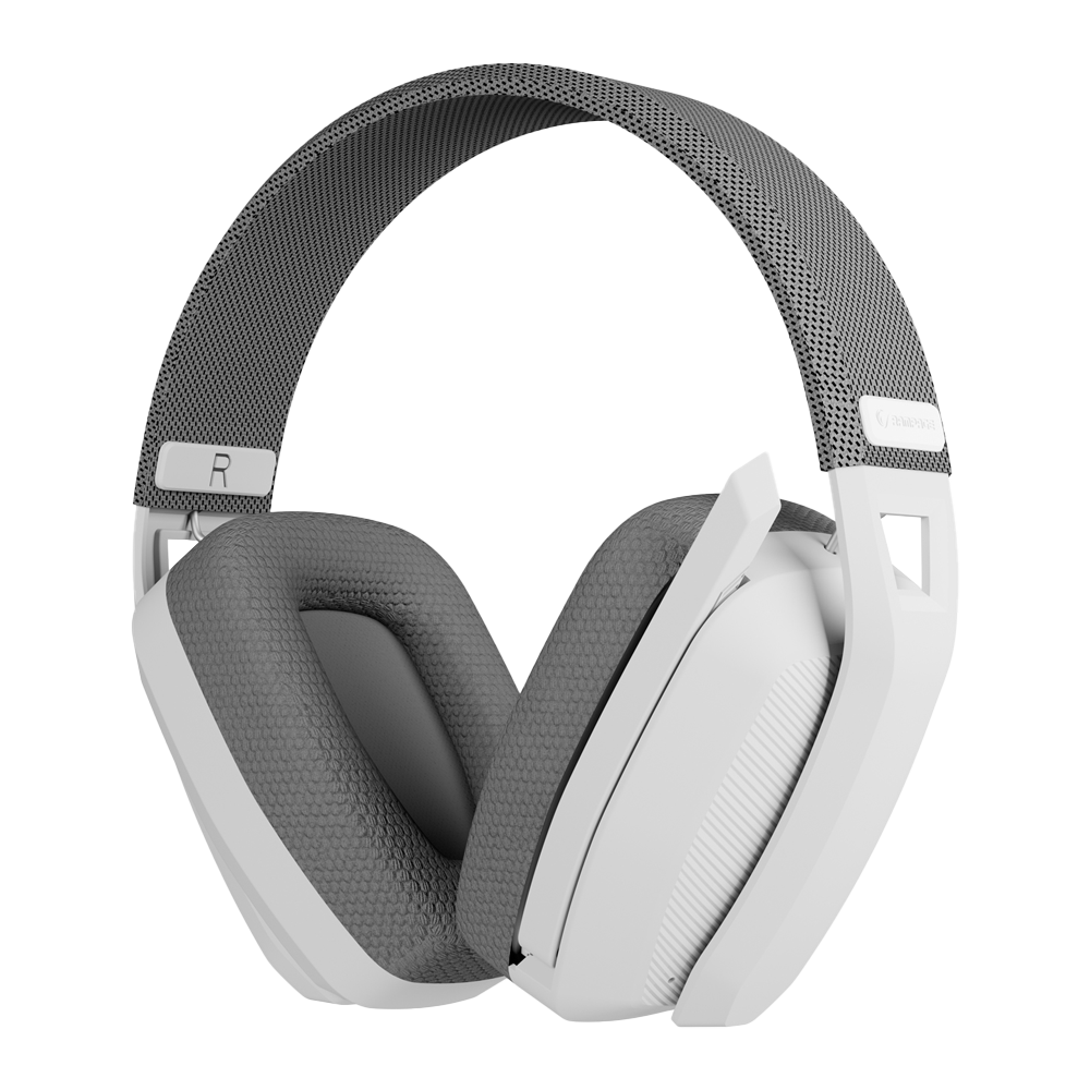 Rampage BLITZ Beyaz/Gri Wireless 2.4G+ Bluetooth Mikrofonlu Gaming Kulaklık