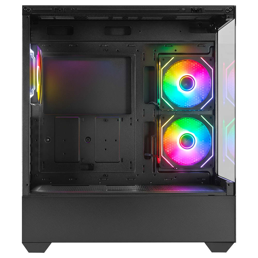 Rampage HYDRA V4 750W 80+ Bronze Tempered Glass USB3.0 RGB ATX Siyah Gaming Kasa