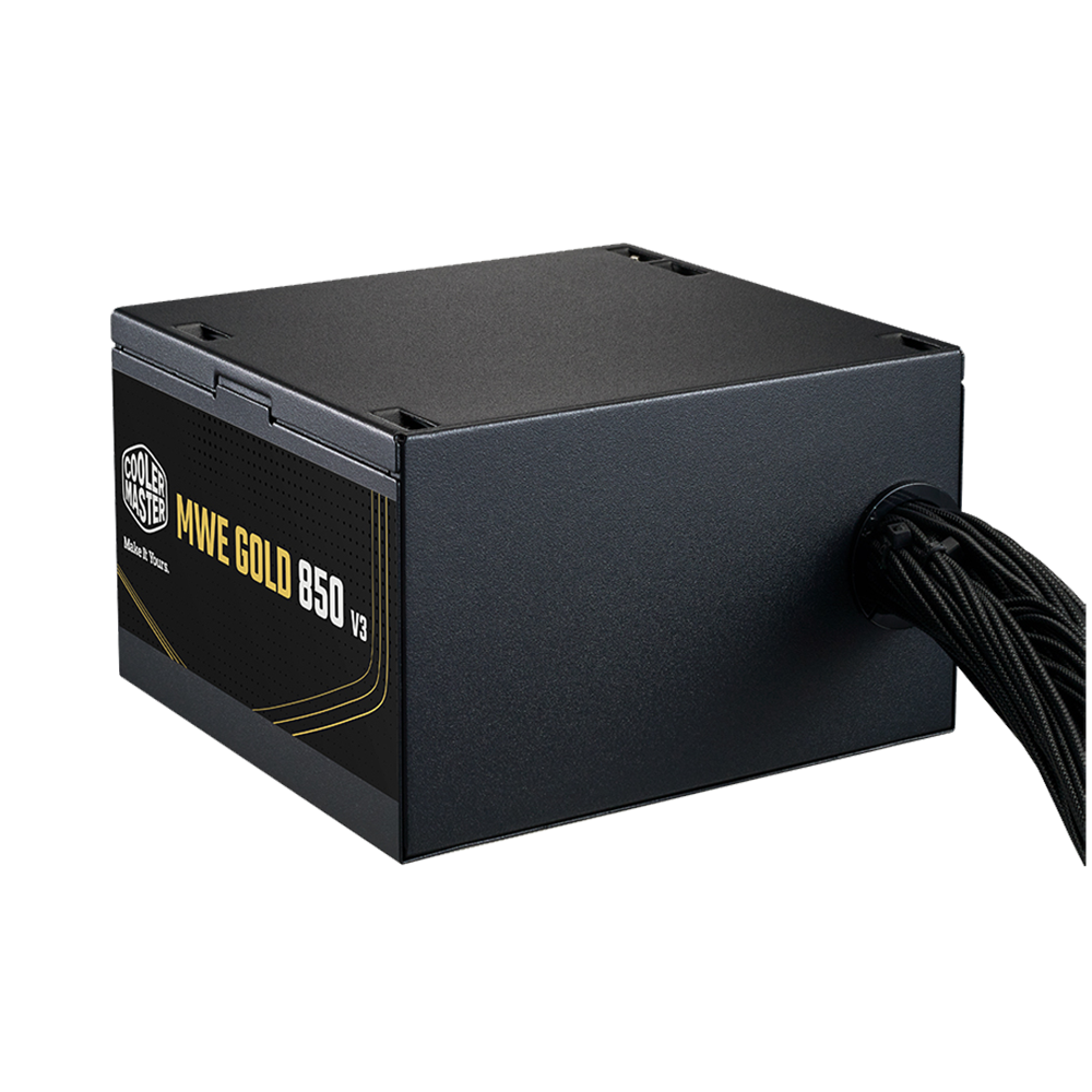 Cooler Master MWE V3 850W 80+ Gold Gen 5.0 ATX 3.1 120mm Fanlı Siyah PSU