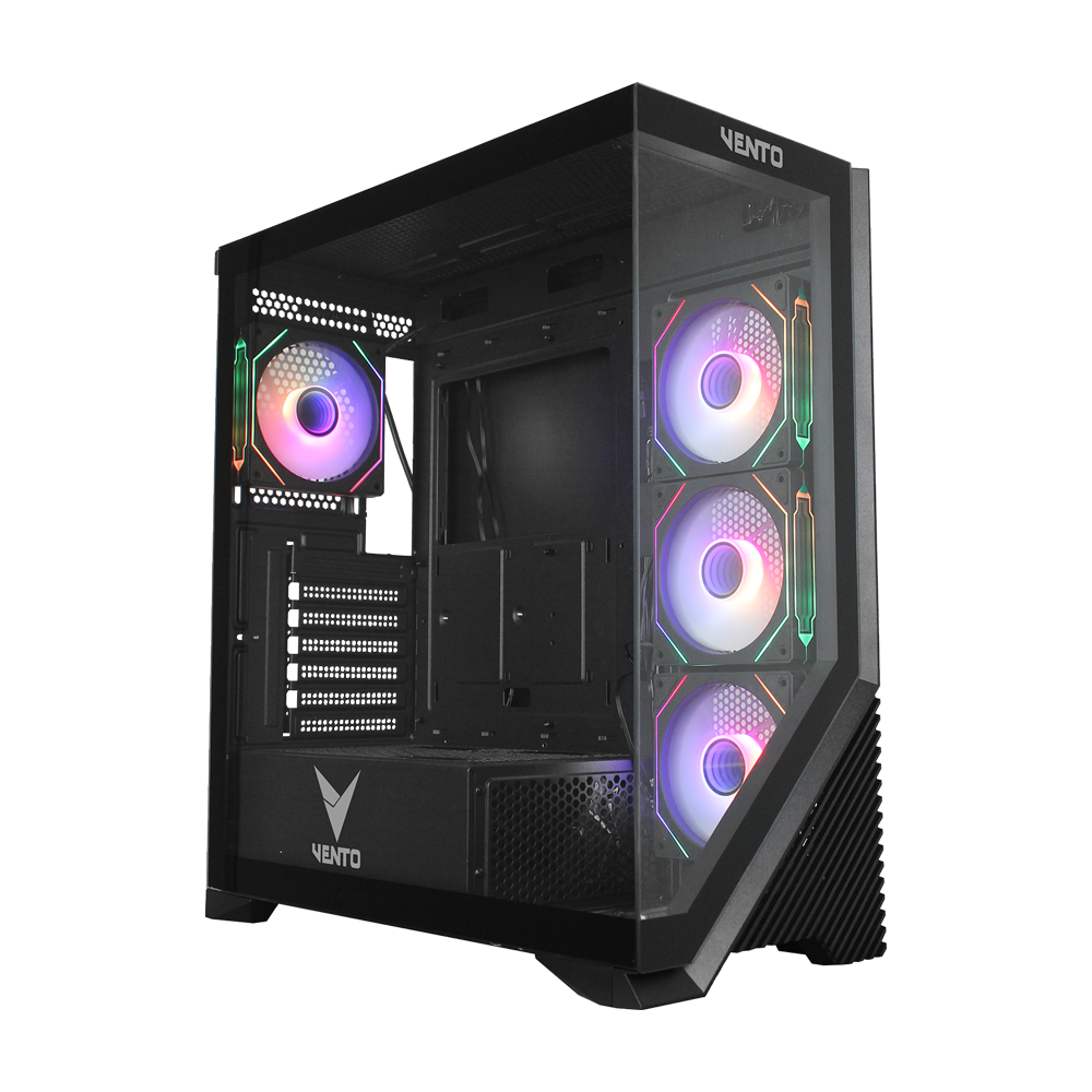 VENTO VG4202FLA Tempered Glass USB 3.0 Mesh ARGB E-ATX Tower Kasa