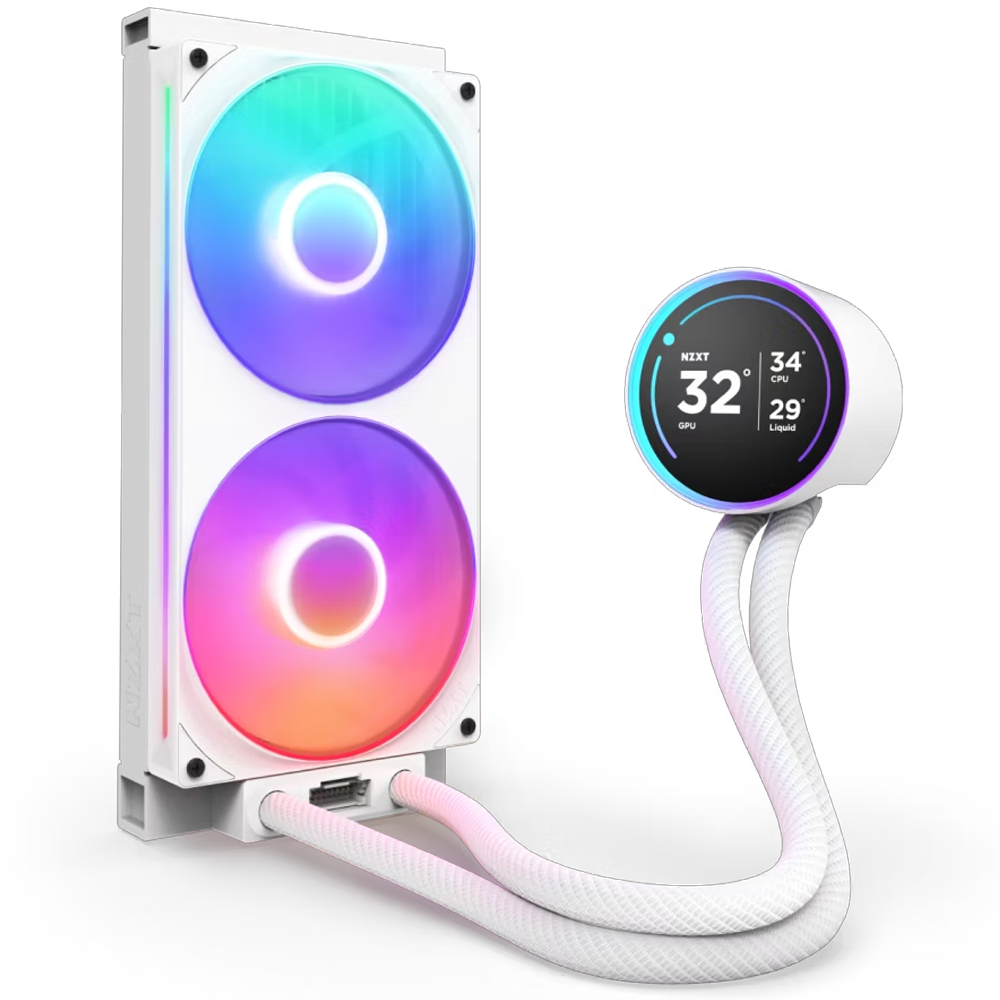 NZXT Kraken Elite 280 RGB 280mm Beyaz İşlemci Sıvı Soğutucu