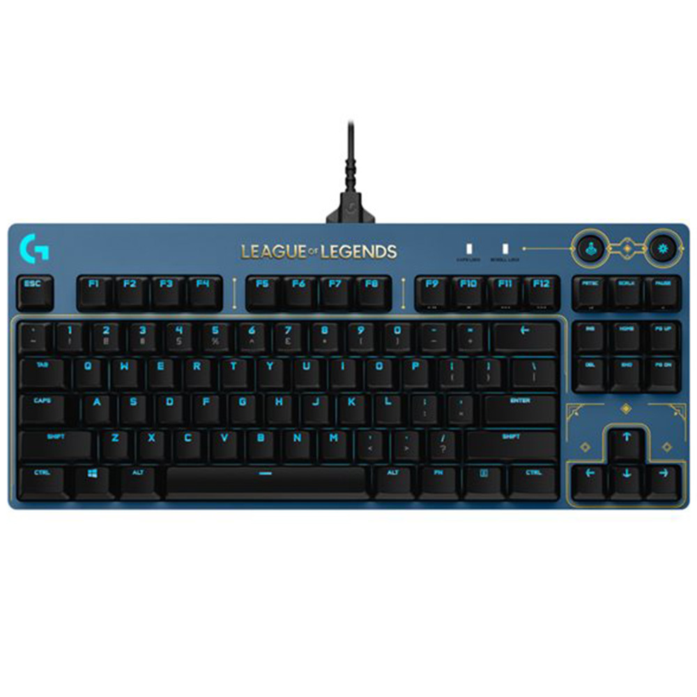 Logitech G Pro LoL Serisi GX Brown İngilizce TKL RGB Gaming Klavye