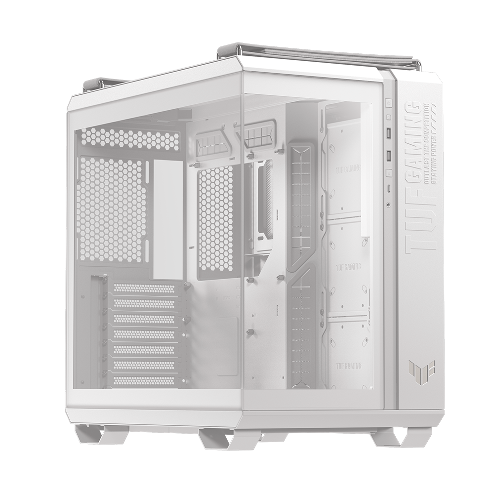 ASUS TUF GAMING GT502 Horizon Tempered Glass Beyaz USB 3.2 Mid Tower Kasa