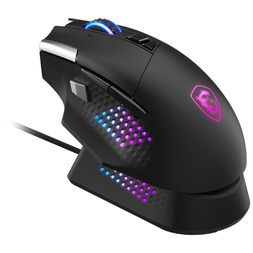 MSI VERSA PRO WIRELESS + MOUSE DOCK PRO Siyah Kablosuz Gaming Mouse