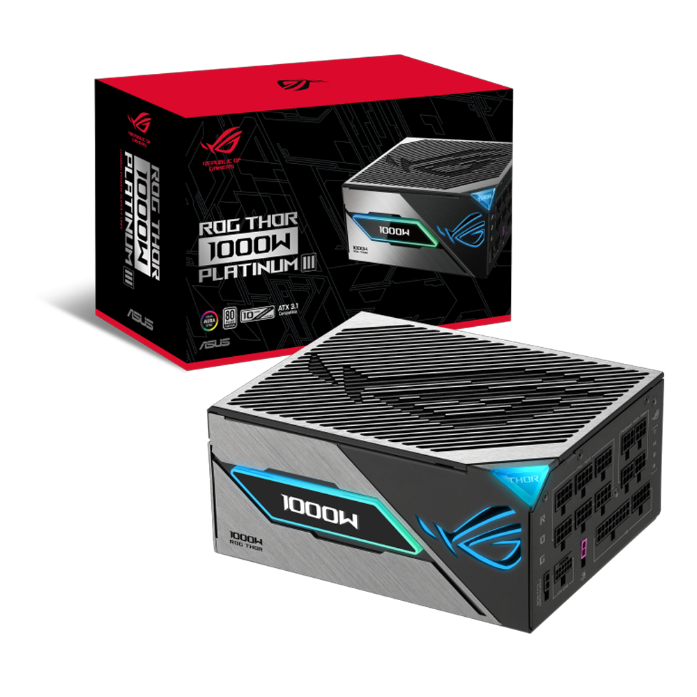 ASUS ROG THOR 1000P3 1000W 80+ Platinum Full Modüler 135mm Fanlı ATX PSU