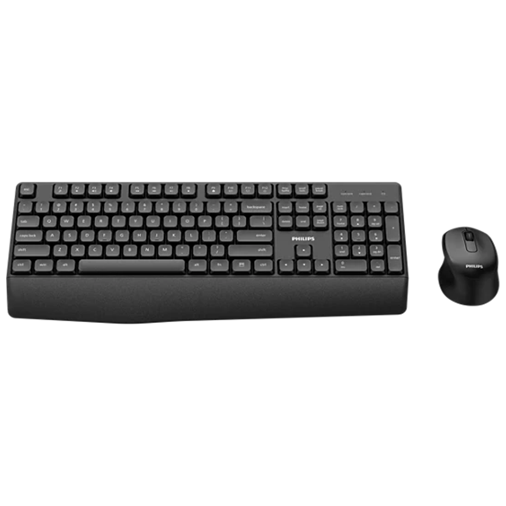 Philips SPT6348B Kablosuz Türkçe Q Siyah Klavye Mouse Set