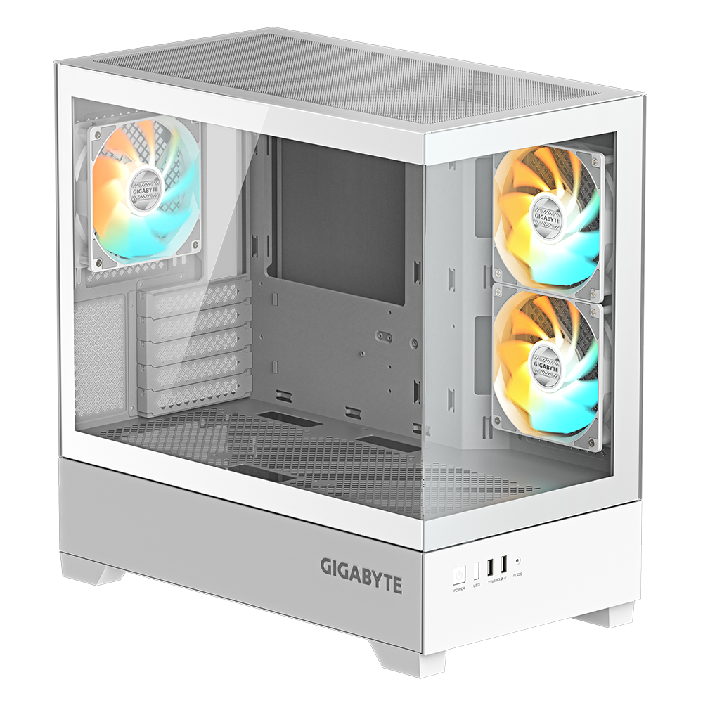 GIGABYTE C201 PANORAMIC ICE Tempered Glass USB 3.0 ATX Mid Tower Bilgisayar Kasası