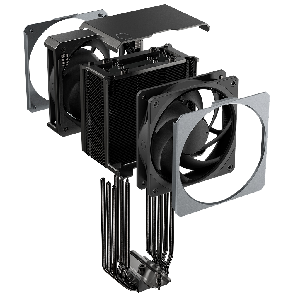 Cooler Master Hyper 612 APEX 2x120mm 6HP Intel/AMD Uyumlu Kule Tipi İşlemci Soğutucu