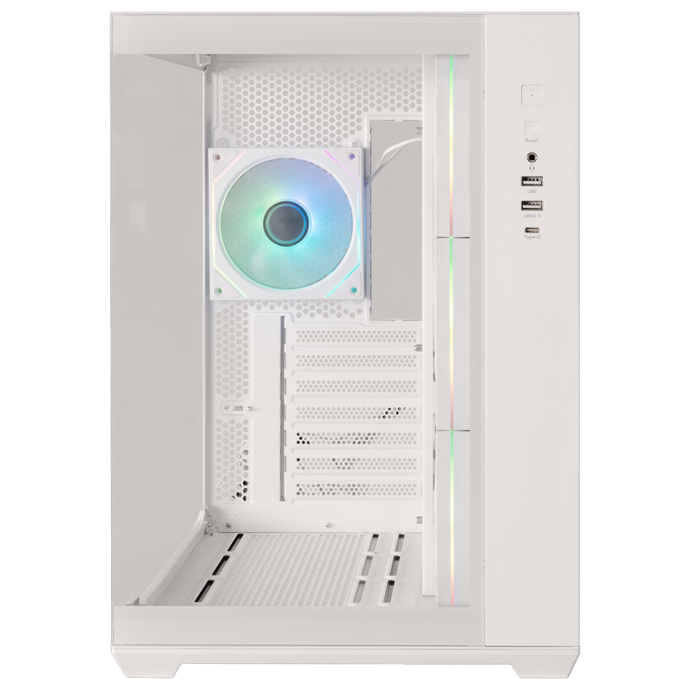 BitFenix AL118 850W 80+ Bronze Tempered Glass ARGB USB 3.0 ATX Mid Tower Beyaz Kasa