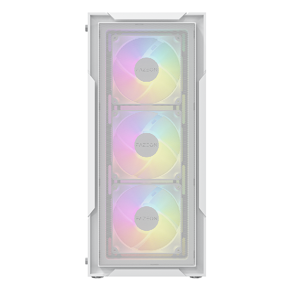 FAZEON F11 650W 80+ Bronze Tempered Glass Mesh 4x ARGB Fanlı USB 3.0 Beyaz ATX Bilgisayar Kasası