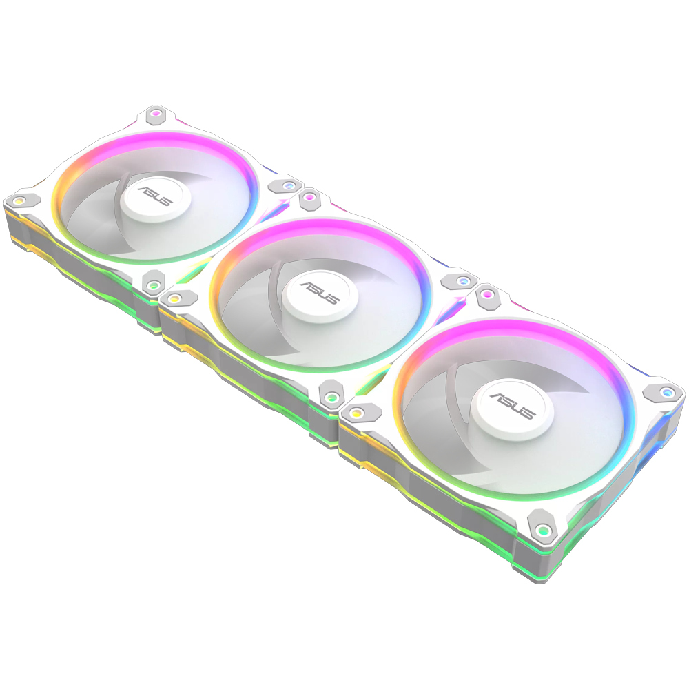 ASUS PRIME MR120 Reverse ARGB 120mm Üçlü Beyaz Kasa Fanı