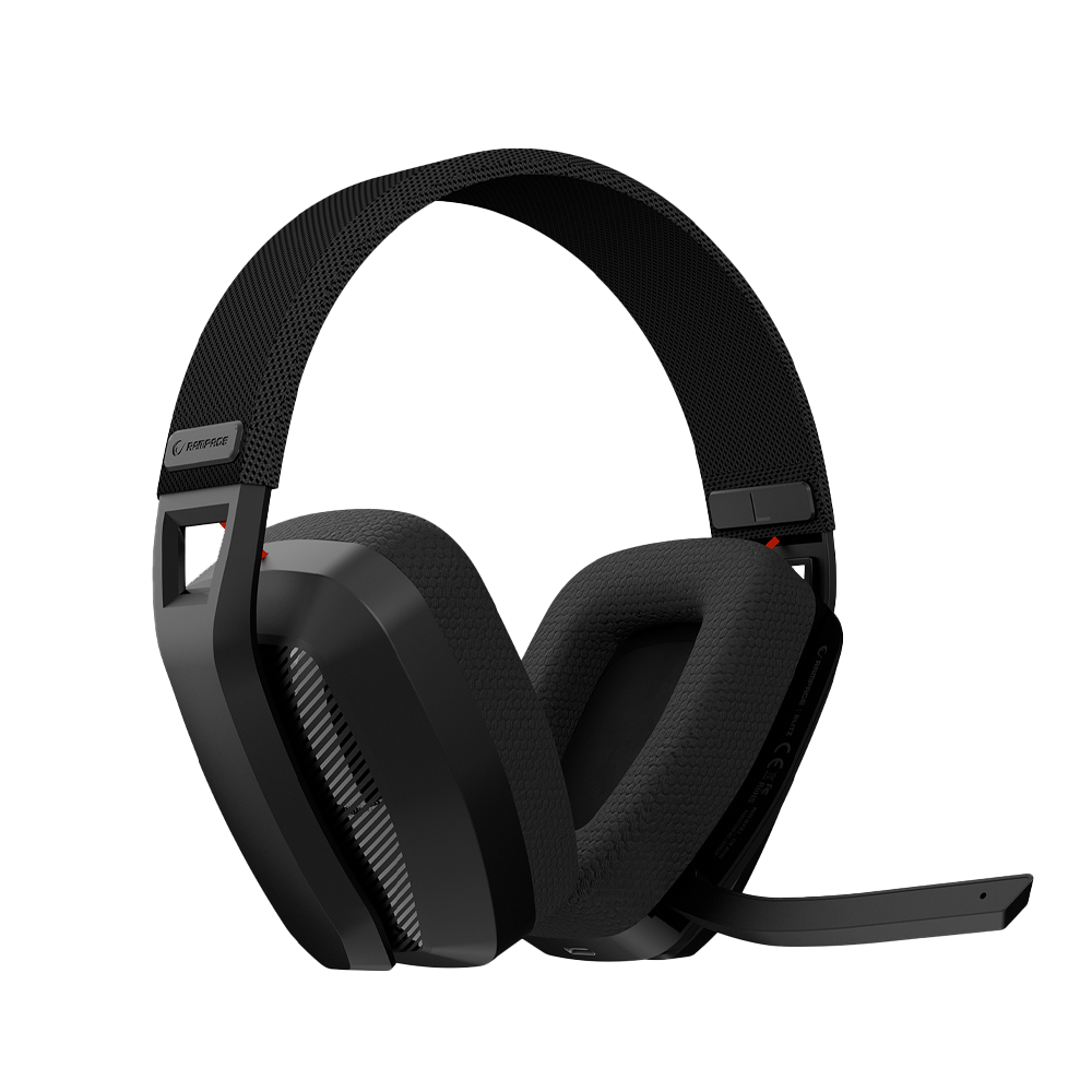 Rampage BLITZ Siyah Wireless 2.4G+ Bluetooth Mikrofonlu Gaming Kulaklık