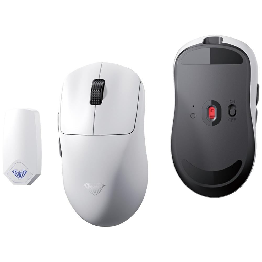 Aula SC800 Lightweight PAW3395 26000 DPI 8000Hz Kablosuz Beyaz Gaming Mouse