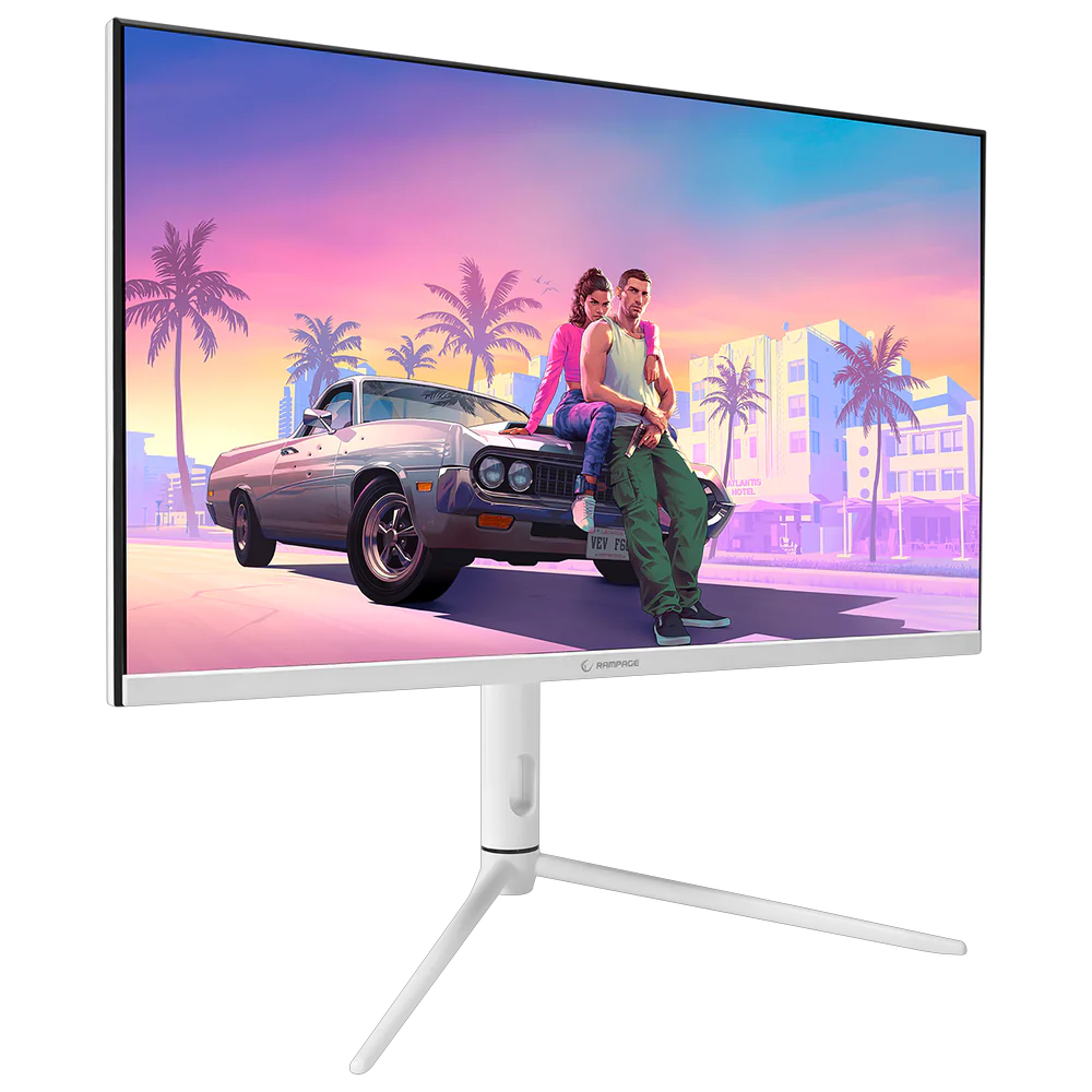 Rampage Glacier GL27R180Q-W 27" 180Hz 1ms HDMI DP Freesync G-Sync Beyaz QHD IPS Gaming Monitör