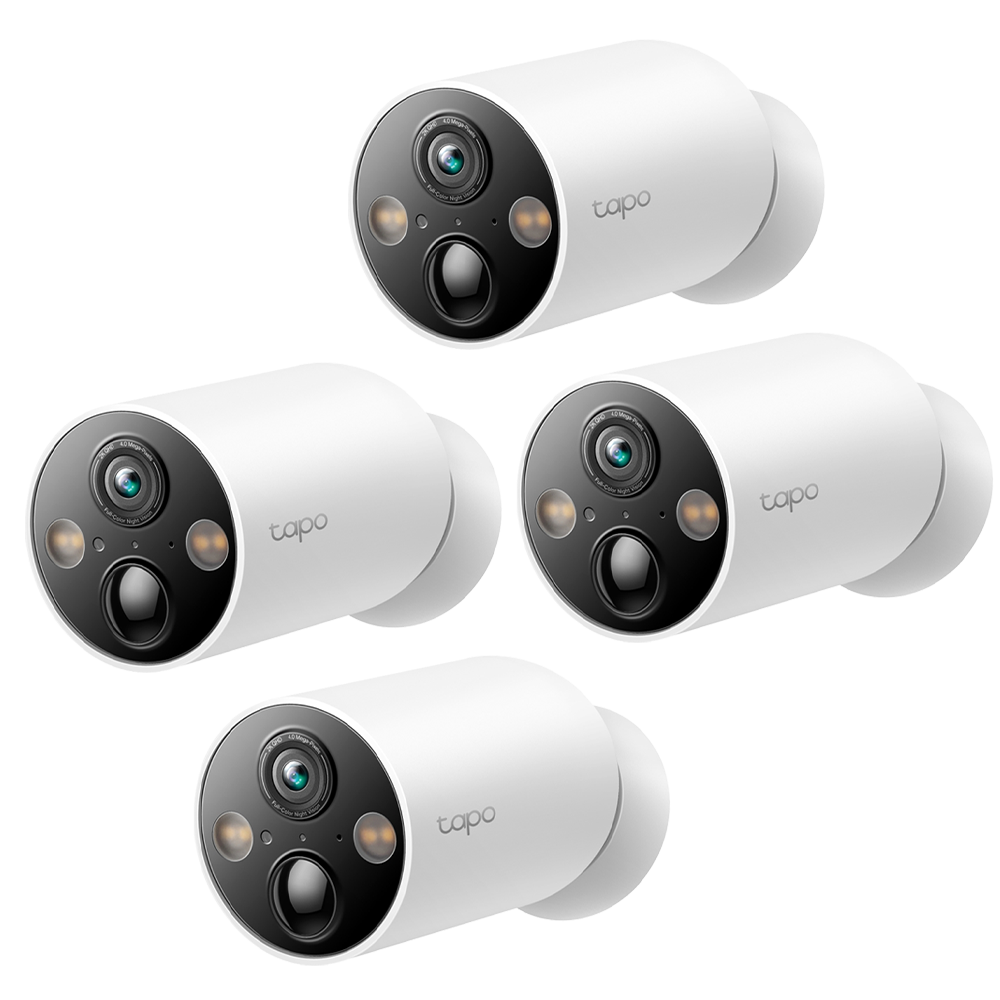 TP-LINK Tapo C425 Yatay/Dikey Hareketli Wi-Fi Güvenlik Kamerası 4lü