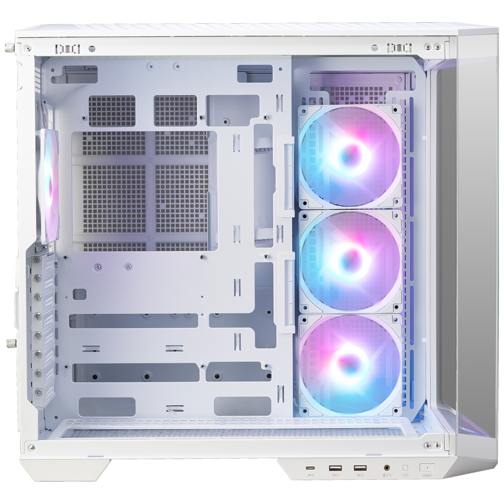 MSI MAG PANO 100R PZ WHITE USB 3.2 Tempered Glass Beyaz ATX Mid Tower Kasa