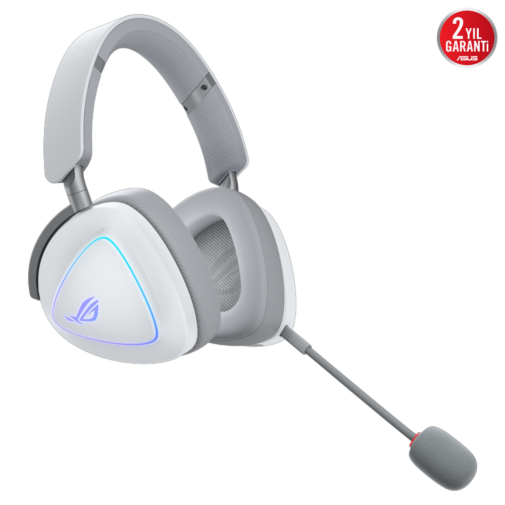 ASUS ROG DELTA II Beyaz RGB Kablosuz Gaming Kulaklık
