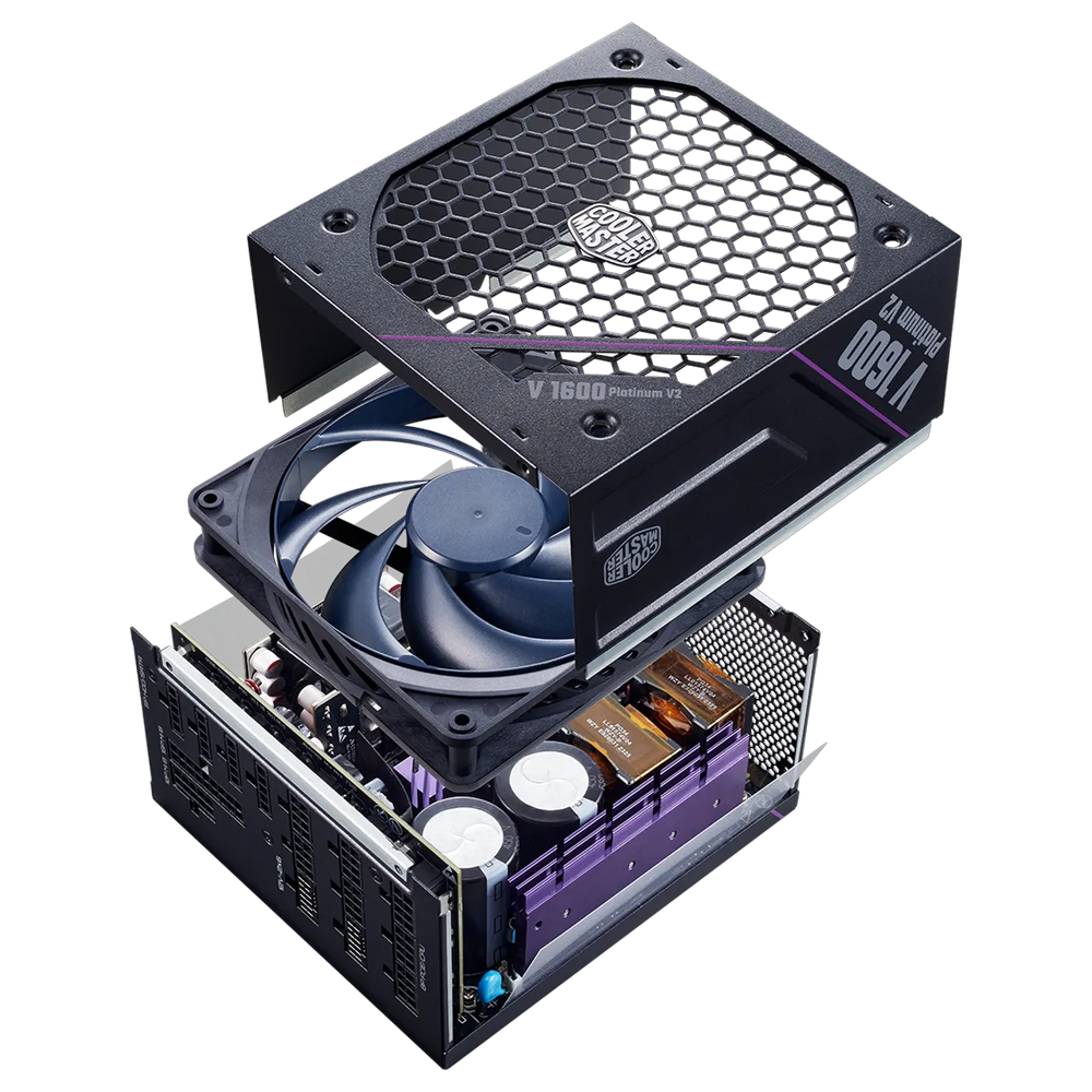 CoolerMaster V Platinum V2 1600W 80+ Platinum Full Modüler ATX 3.1 PCIE 5.1 135mm Fanlı PSU