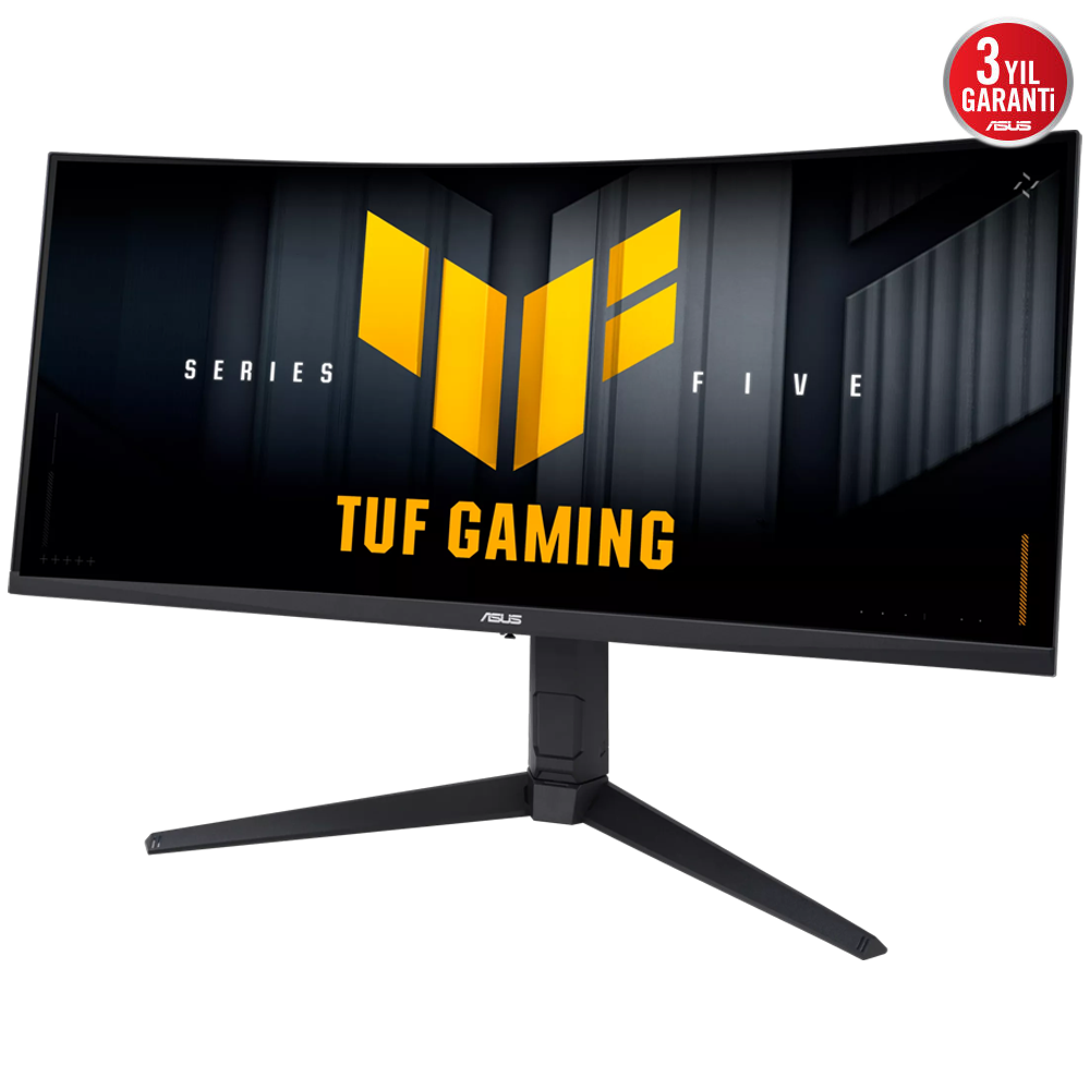 ASUS TUF GAMING VG34WQML5A 34" 250Hz(OC) 0,5ms HDMI DP USB 3.2 FreeSync Adaptive Sync HDR10 WQHD Fast VA Curved  Gaming Monitör