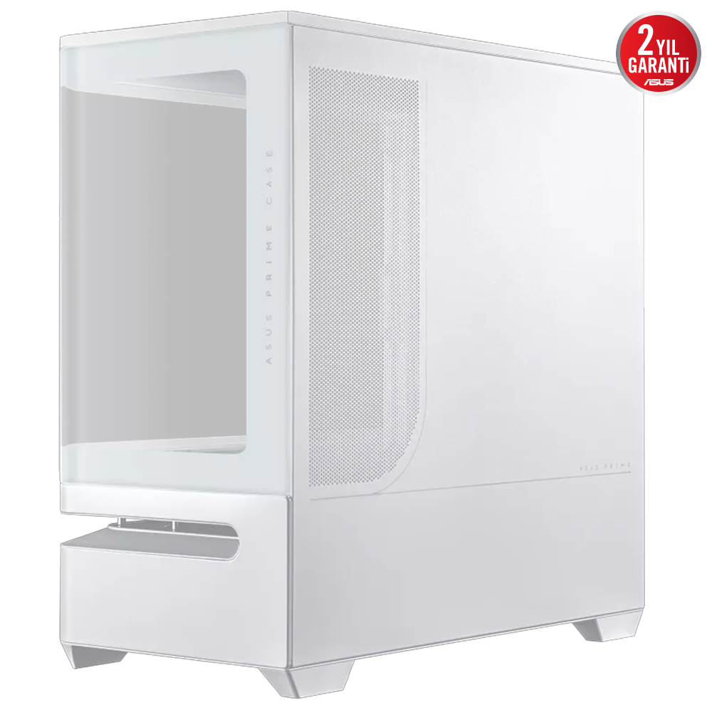 ASUS Prime AP202 TG Mesh Beyaz Kasa