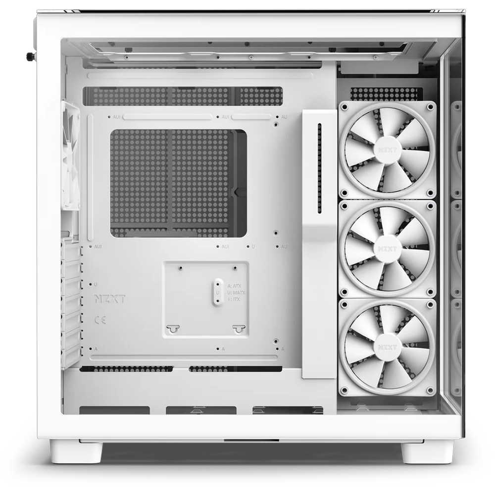 NZXT H9 Elite 1200W 80+ Gold Tempered Glass USB 3.2 Beyaz ATX Mid Tower Kasa