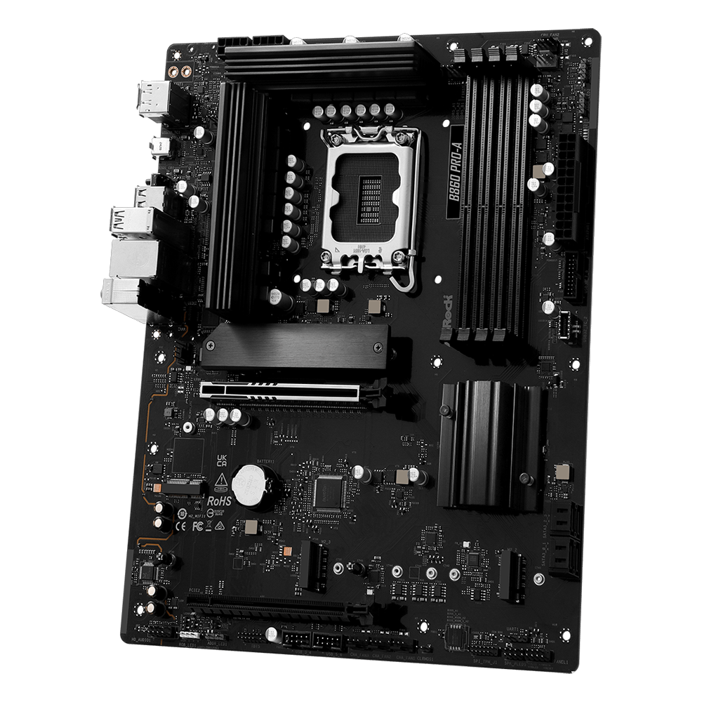 ASROCK B860 PRO-A 8666MHz DDR5 Soket 1851 M.2 USB 3.2 HDMI ATX Anakart