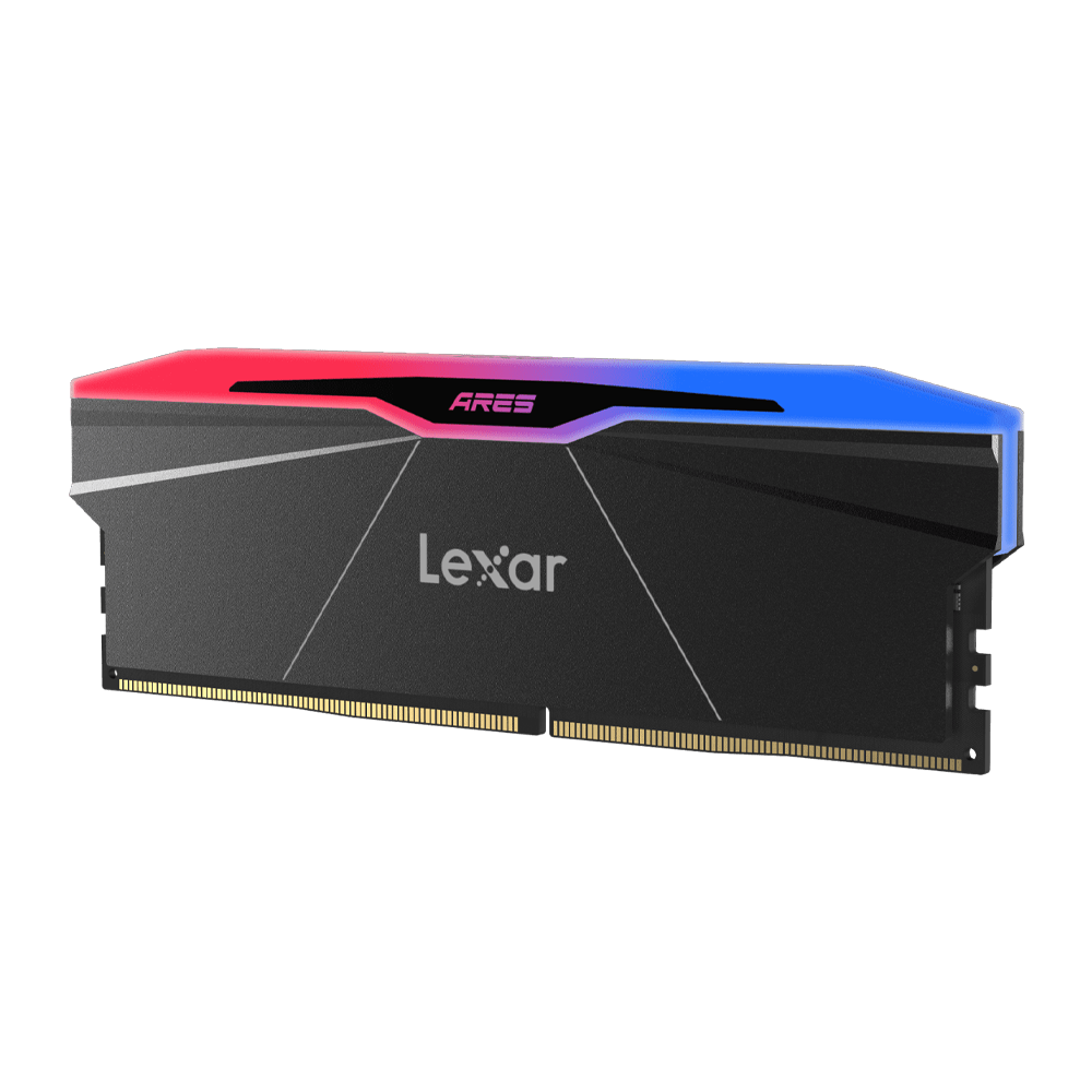 Lexar 32GB (2x16GB) ARES RGB 6000MHz CL28 INTEL XMP/ AMD EXPO DDR5 Siyah Dual Kit Ram