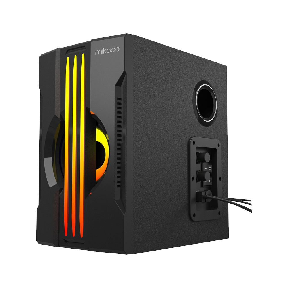 MIKADO MD-254 25W RGB FM/BT/SD/USB 2+1 Ses Sistemi