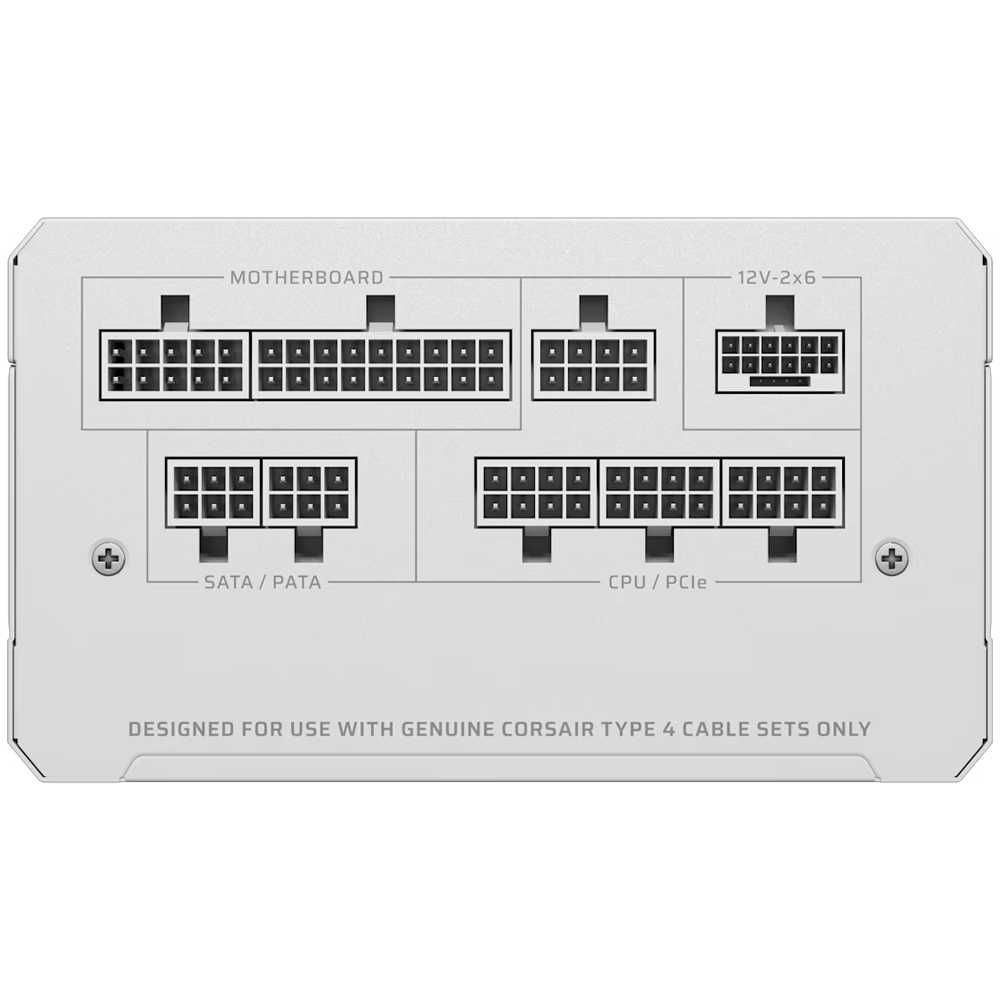 CORSAIR RM1000e 1000W 80+ Gold 140mm Gen 5.1 ATX 3.1 Full Modüler Fanlı Beyaz PSU
