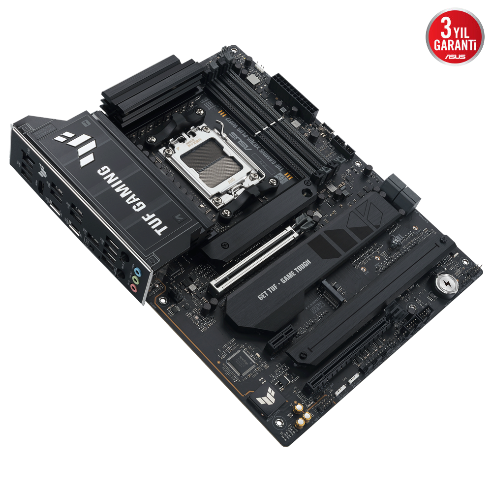ASUS TUF GAMING X870E-PLUS WIFI7 8000MHz OC DDR5 Soket AM5 M.2 HDMI ATX Anakart