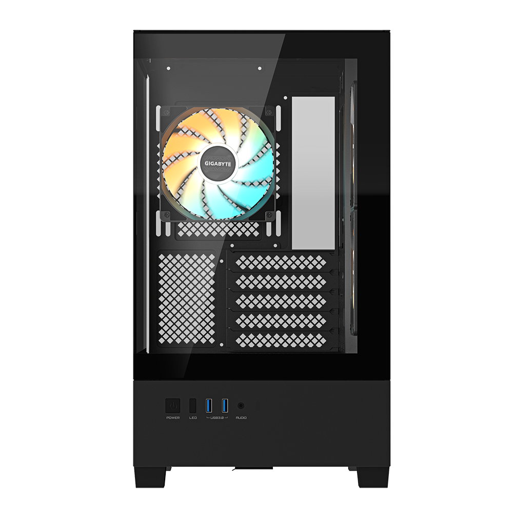 GIGABYTE C201 PANORAMIC Tempered Glass USB 3.0 mATX Tower Bilgisayar Kasası