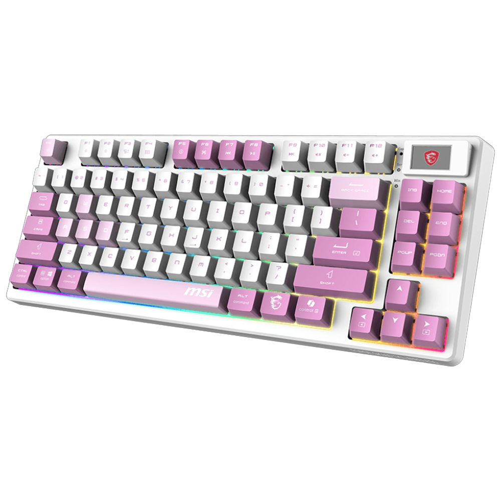 MSI FORGE GK600 VIOLET TKL RGB Mekanik Kablolu Gaming Klavye