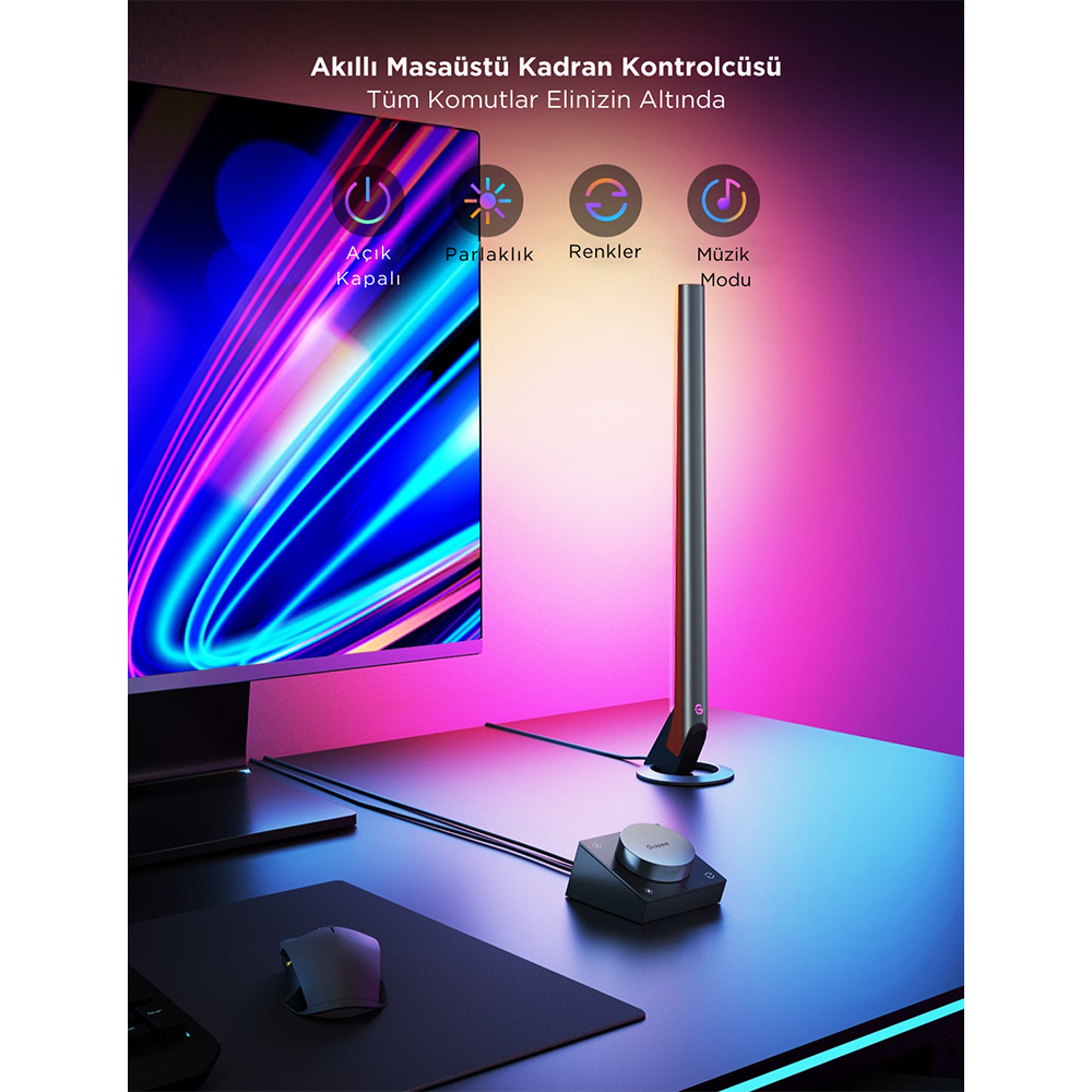 Govee Kontrolcülü Gaming Dikey Aydınlatma