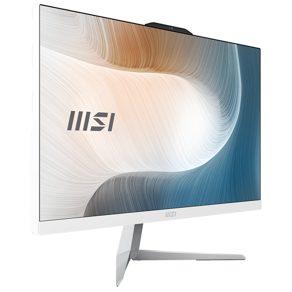 MSI MODERN AM242 12M-1692XTR i5-1235U 16GB DDR4 512GB SSD DOS 23.8" FHD Beyaz AIO Masaüstü PC