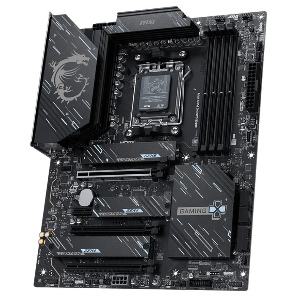 MSI MAG X870E GAMING PLUS WIFI 8200MHz DDR5 Soket AM5 M.2 HDMI Type-C ATX Anakart