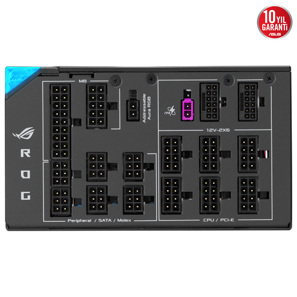 ASUS ROG THOR 1600T3 1600W 80+ Titanium Full Modüler PSU