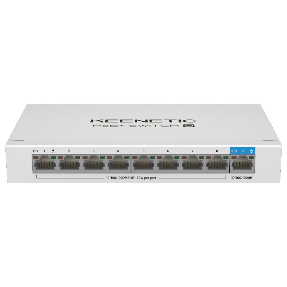 Keenetic 9 Port 10/100/1000 Mbps Yönetilemez Switch