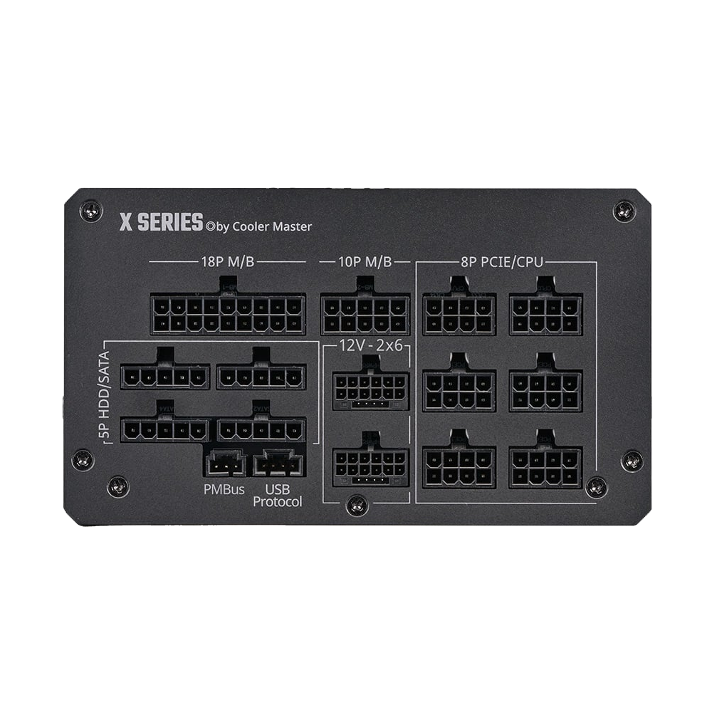 Cooler Master X Mighty Plat 2000W 80+ Platinum Full Modüler 120mm Fanlı PSU