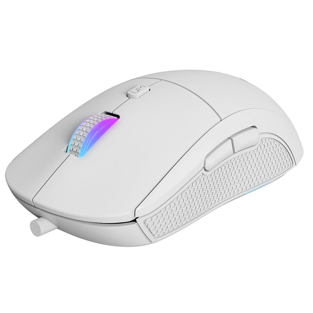 GameBooster M11 Dire RGB 12.800 DPI Beyaz Kablolu Gaming Mouse
