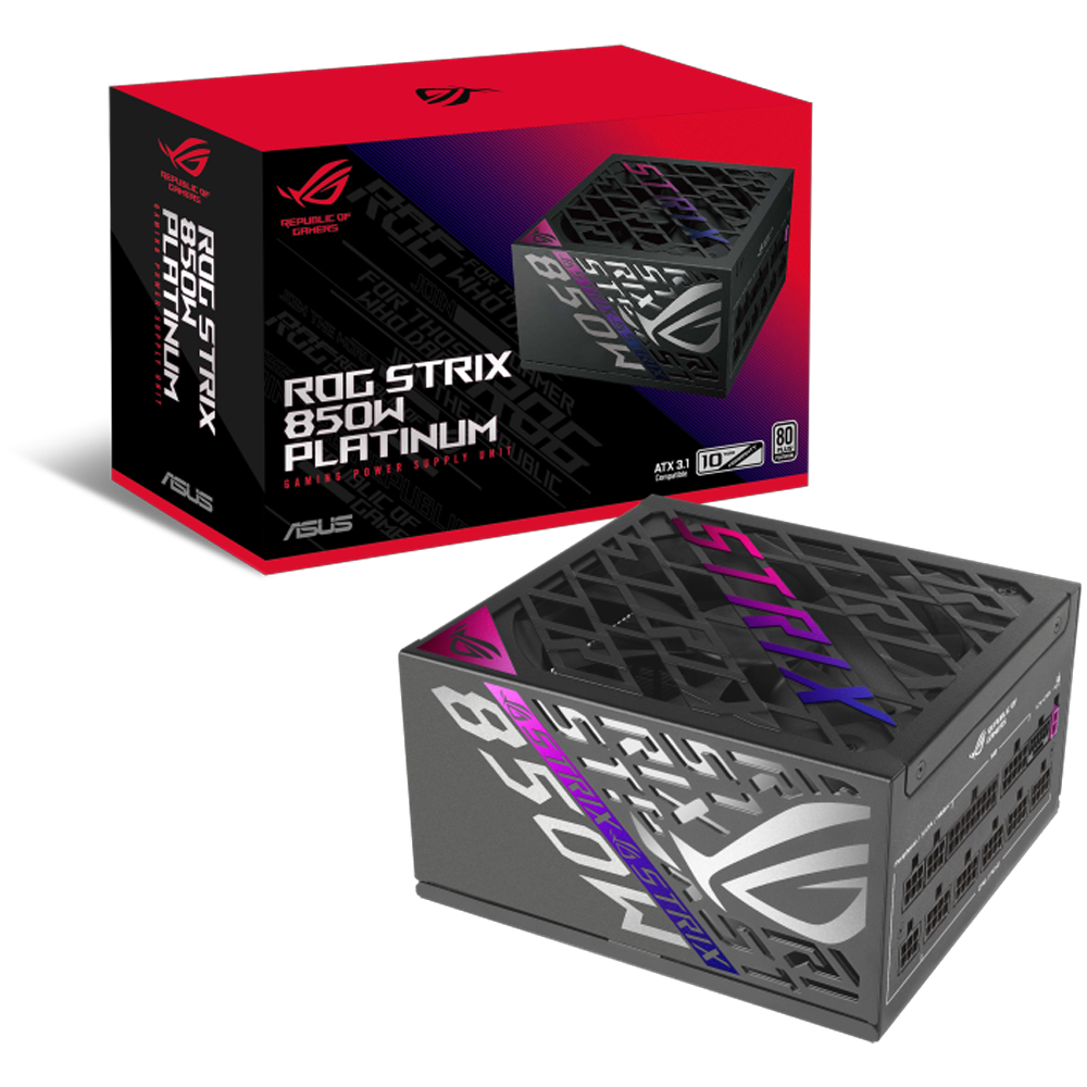 ASUS ROG STRIX 850W 80+ Platinum ATX 3.1 Gen 5.1 Full Modüler PSU