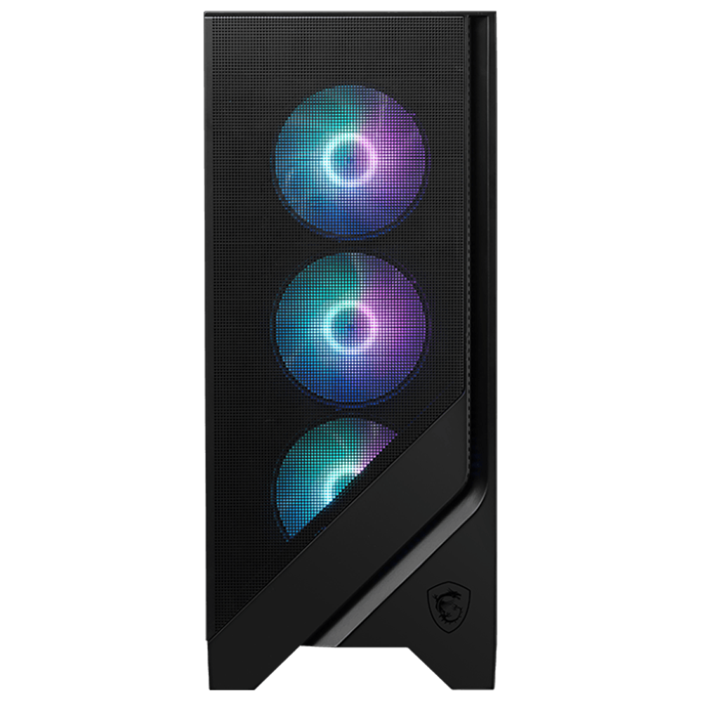 MSI MAG FORGE 321R AIRFLOW Tempered Glass ARGB Fan USB 3.2 Siyah ATX Bilgisayar Kasası