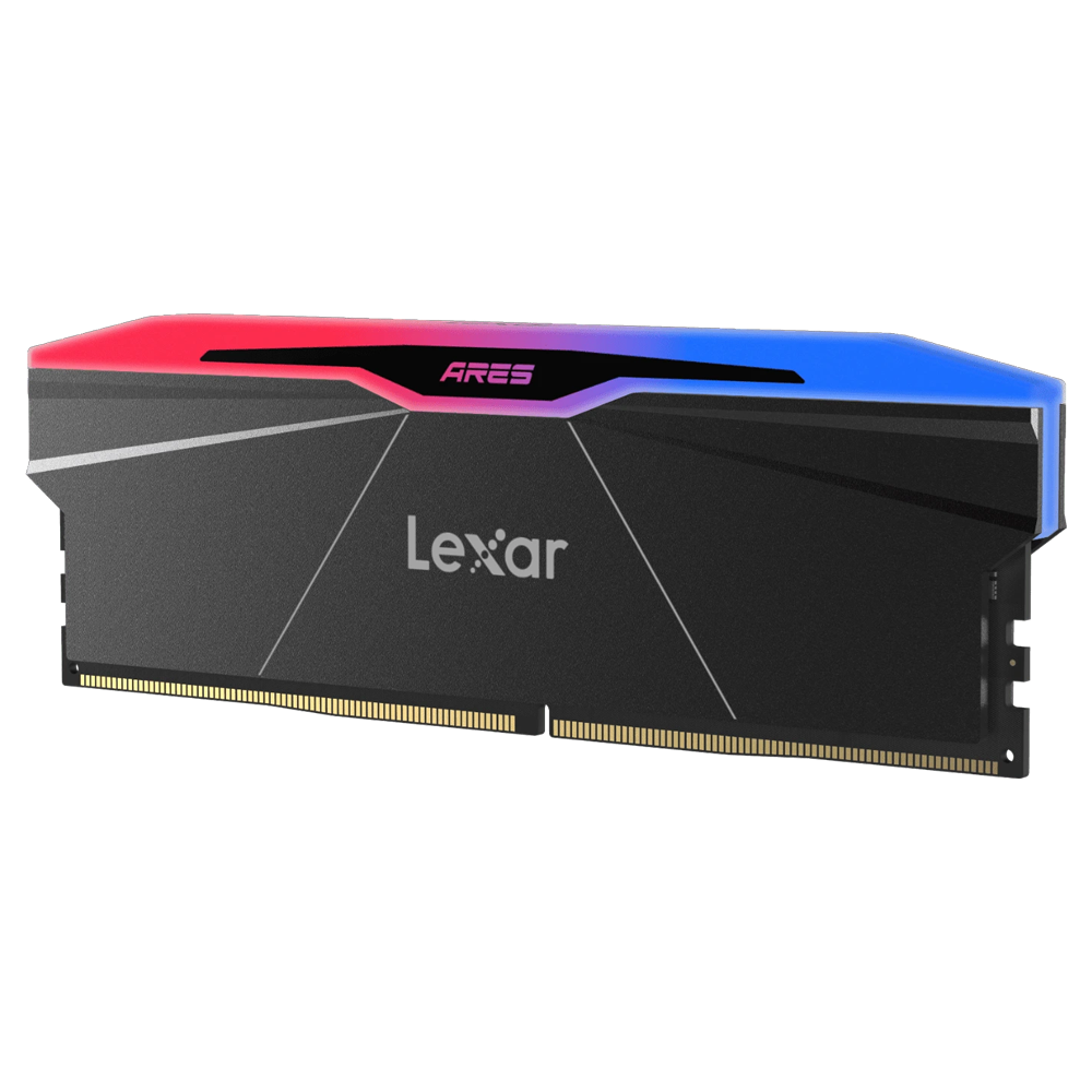 Lexar 48GB (2x24GB) ARES RGB 7600MHz CL38 INTEL XMP/ AMD EXPO DDR5 Siyah Dual Kit Ram