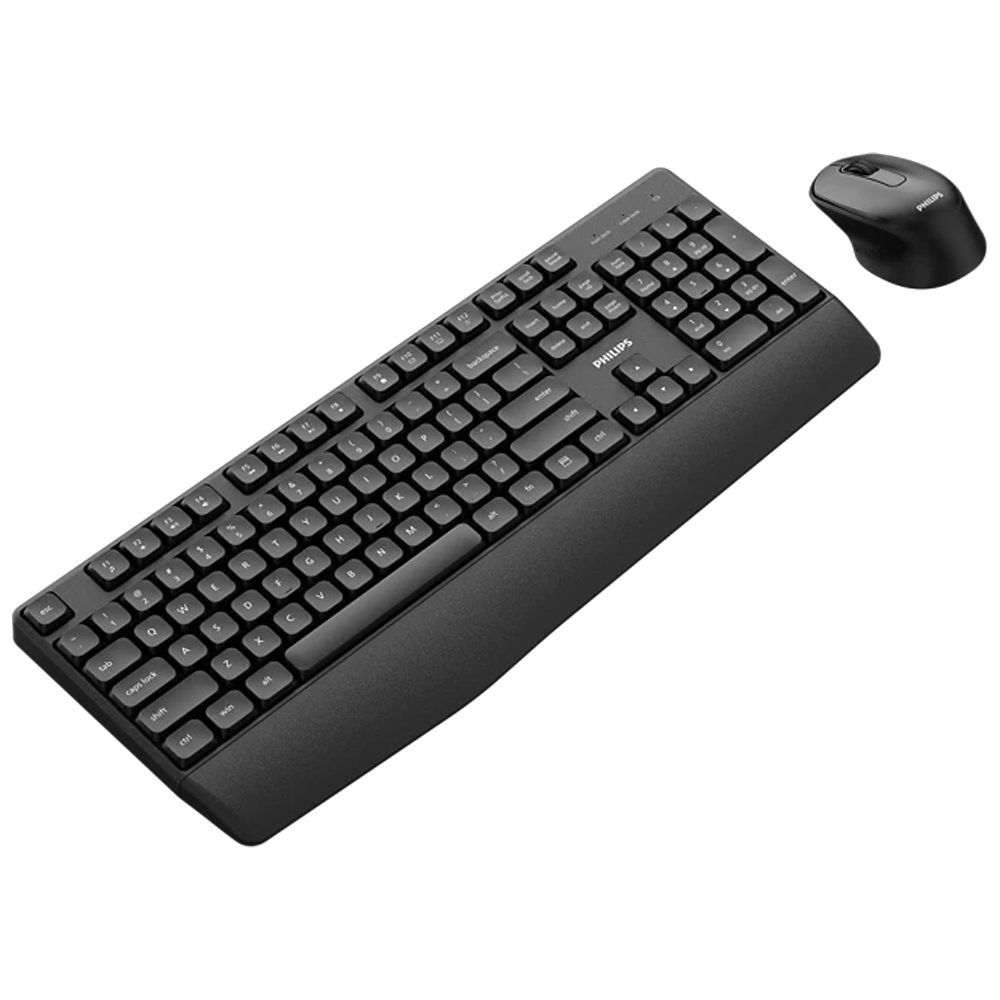 Philips SPT6348B Kablosuz Türkçe Q Siyah Klavye Mouse Set