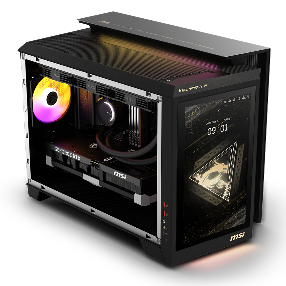 MSI MEG VISION X AI 2NVZ9-052TR ULTRA 9 285K 64GB DDR5 2TB SSD RTX5090 3X 32G W11 Siyah Gaming Pc