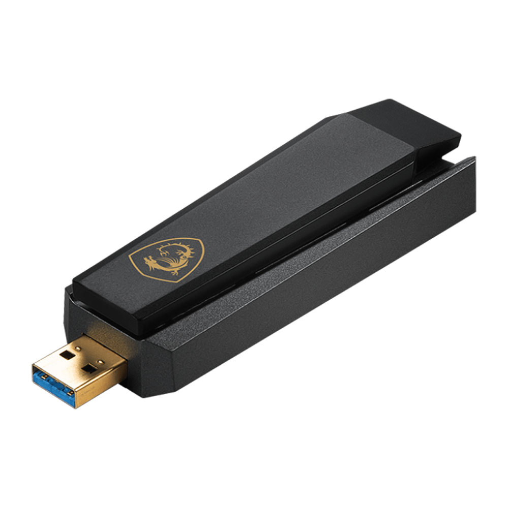 MSI AXE5400 5400 Mbps 2.4GHz/5GHz/6GHz WİFİ 6E USB Adaptör